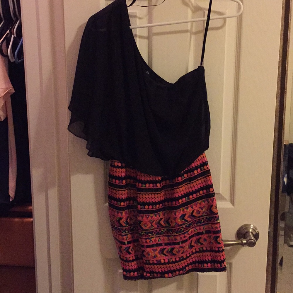 Sequin off the shoulder party dress